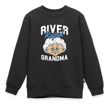 Rafting Wildwasser Kanu Kajak - Kinder Premium Organic Sweatshirt - Schwarz - Vorne - AI Model Kid Female (0cm)
