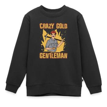 Gold Mining Gold Mine - Kids Premium Organic Sweatshirt - black - Front - AI Model Kid Female (0cm)