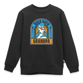 Rafting Wildwasser Kanu Kajak - Kinder Premium Organic Sweatshirt - Schwarz - Vorne - AI Model Kid Female (0cm)