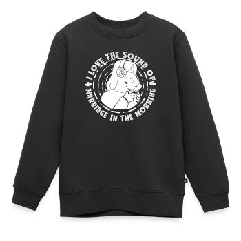 Tontechniker Sound Audio Engineer - Kinder Premium Organic Sweatshirt - Schwarz - Vorne - AI Model Kid Female (0cm)