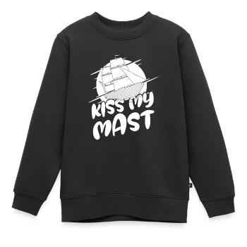 Seglen Segelboot Segler - Kinder Premium Organic Sweatshirt - Schwarz - Vorne - AI Model Kid Female (0cm)