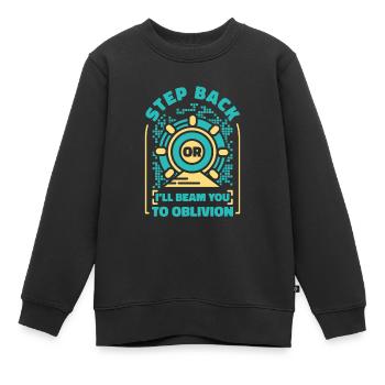 Physicien physicien - Sweat Premium enfant bio - noir - Devant - AI Model Kid Female (0cm)