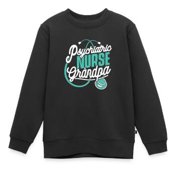 Krankenschwester - Kinder Premium Organic Sweatshirt - Schwarz - Vorne - AI Model Kid Female (0cm)