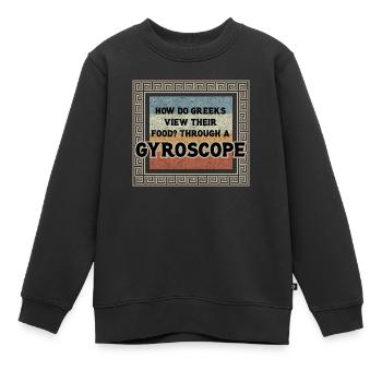 Antike Griechische Mythologie und Griechisches - Kinder Premium Organic Sweatshirt - Schwarz - Vorne - AI Model Kid Female (0cm)