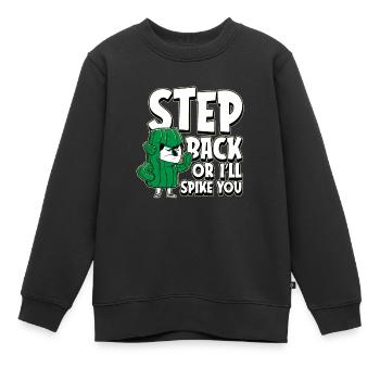 Kaktus Garten Kaktus - Kinder Premium Organic Sweatshirt - Schwarz - Vorne - AI Model Kid Female (0cm)