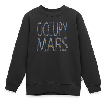astronomy tshirt quote geek cool birthday gift - Kinder Premium Organic Sweatshirt - Schwarz - Vorne - AI Model Kid Female (0cm)