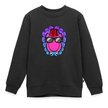 Thanksgiving Kalt - Kinder Premium Organic Sweatshirt - Schwarz - Vorne - AI Model Kid Female (0cm)