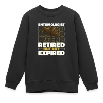 Entomologie Entomologe Insekt Im Ruhestand - Kinder Premium Organic Sweatshirt - Schwarz - Vorne - AI Model Kid Female (0cm)