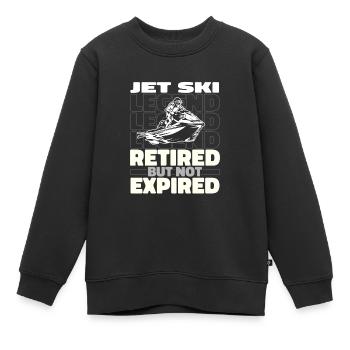 Jet Ski Im Ruhestand - Kinder Premium Organic Sweatshirt - Schwarz - Vorne - AI Model Kid Female (0cm)