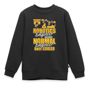 Robotique Ai Robot - Sweat Premium enfant bio - noir - Devant - AI Model Kid Female (0cm)