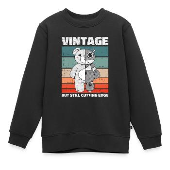 Robotique Ai Robot - Sweat Premium enfant bio - noir - Devant - AI Model Kid Female (0cm)