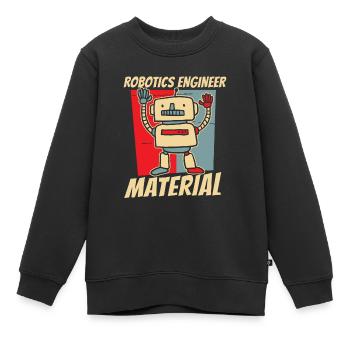 Robotique Ai Robot - Sweat Premium enfant bio - noir - Devant - AI Model Kid Female (0cm)