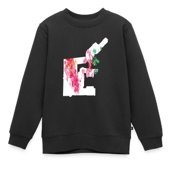 Biologie Biologe Mikroskop - Kinder Premium Organic Sweatshirt - Schwarz - Vorne - AI Model Kid Female (0cm)