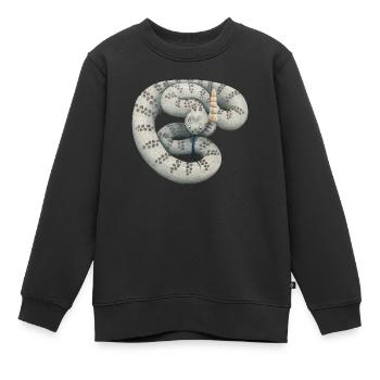 Klapperschlange - Kinder Premium Organic Sweatshirt - Schwarz - Vorne - AI Model Kid Female (0cm)