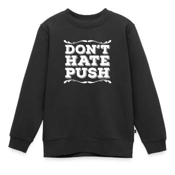 Sage-femme Drôle de future sage-femme - Sweat Premium enfant bio - noir - Devant - AI Model Kid Female (0cm)