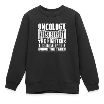 Krankenschwester Ehren - Kinder Premium Organic Sweatshirt - Schwarz - Vorne - AI Model Kid Female (0cm)