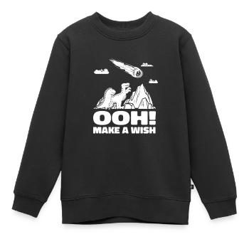 Space Space Funny Astroid Diversion - Sweat Premium enfant bio - noir - Devant - AI Model Kid Female (0cm)