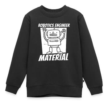 Robotique Ai Robot - Sweat Premium enfant bio - noir - Devant - AI Model Kid Female (0cm)