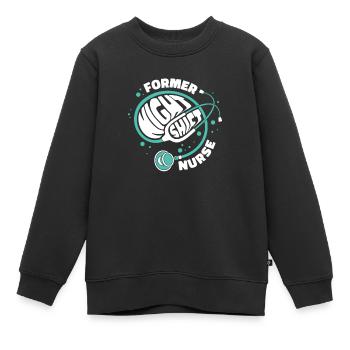 Krankenschwester Stethoskop - Kinder Premium Organic Sweatshirt - Schwarz - Vorne - AI Model Kid Female (0cm)