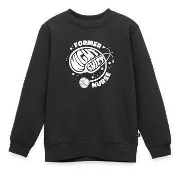 Krankenschwester Stethoskop - Kinder Premium Organic Sweatshirt - Schwarz - Vorne - AI Model Kid Female (0cm)