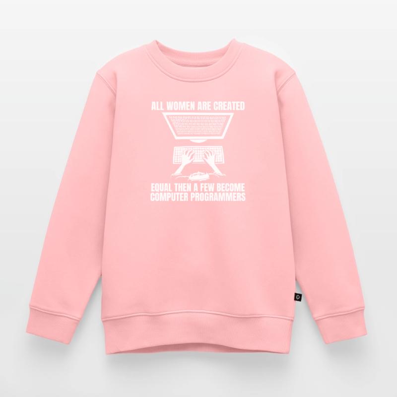 Developer Coder Programmer Funny Kids Premium Organic Sweatshirt