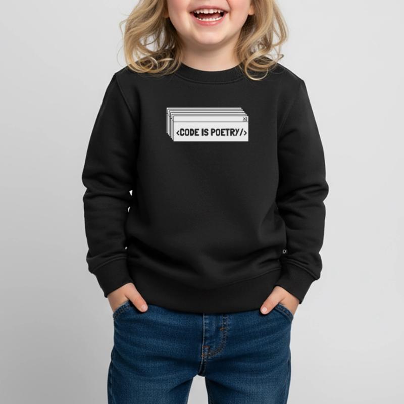 Developer Coder Programmer Kids Premium Organic Sweatshirt
