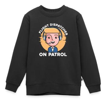 Emergency call control center operations center - Kids Premium Organic Sweatshirt - black - Front - AI Model Kid Female (0cm)