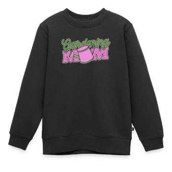Hobby Jardinier Jardin Mère Horticulture Maman - Sweat Premium enfant bio - noir - Devant - AI Model Kid Female (0cm)
