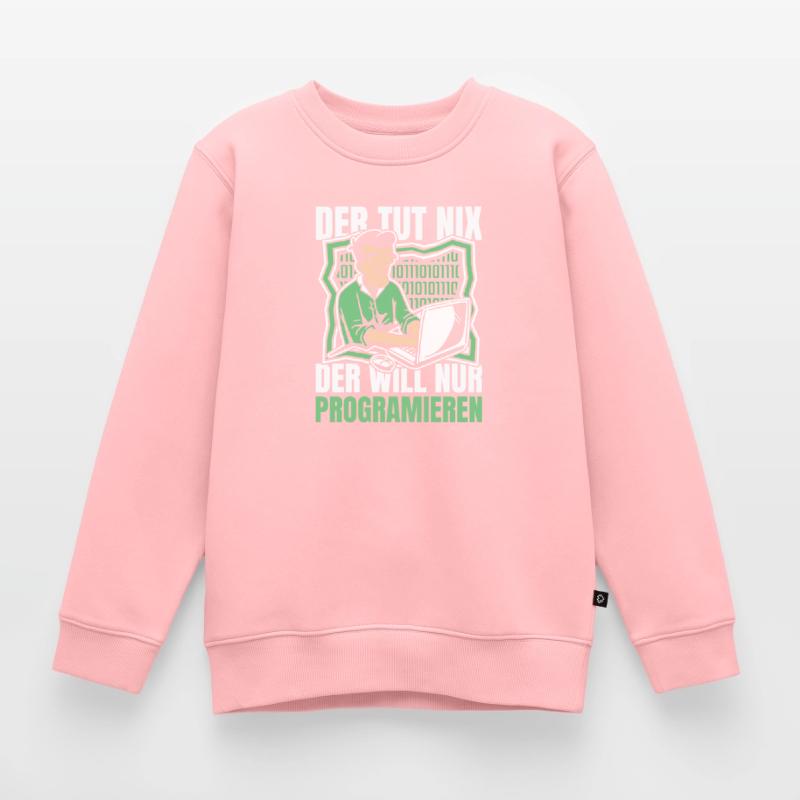 Entwickler Coder Programmierer Computer Kinder Premium Organic Sweatshirt