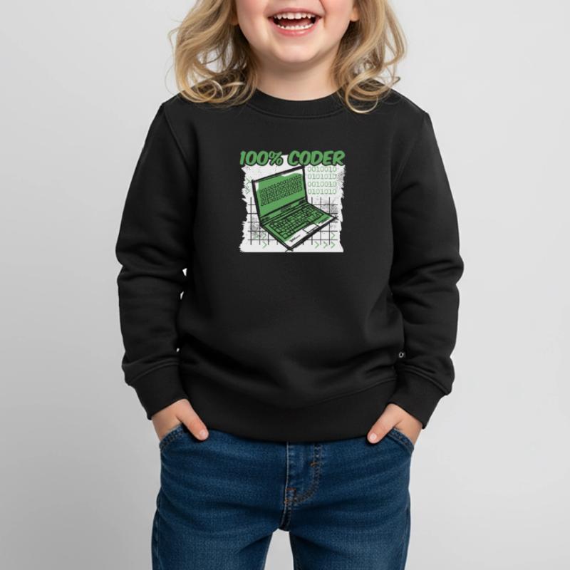 Developer Coder Programmer Kids Premium Organic Sweatshirt