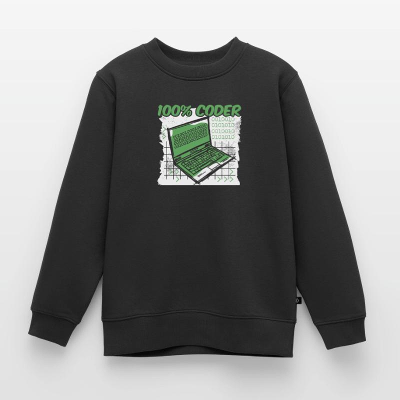Developer Coder Programmer Kids Premium Organic Sweatshirt