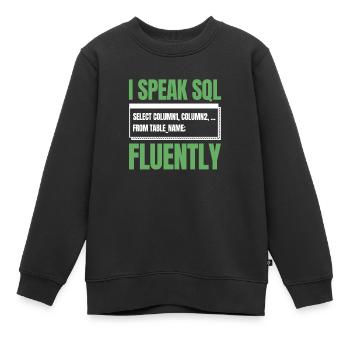 Entwickler Coder Programmierer Humor - Kinder Premium Organic Sweatshirt - Schwarz - Vorne - AI Model Kid Female (0cm)