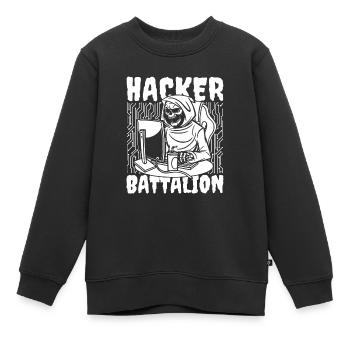 Programmeur Codeur développeur - Sweat Premium enfant bio - noir - Devant - AI Model Kid Female (0cm)