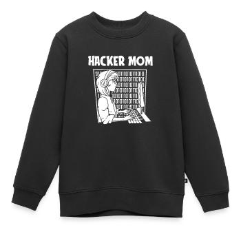 Programmeur Codeur développeur - Sweat Premium enfant bio - noir - Devant - AI Model Kid Female (0cm)