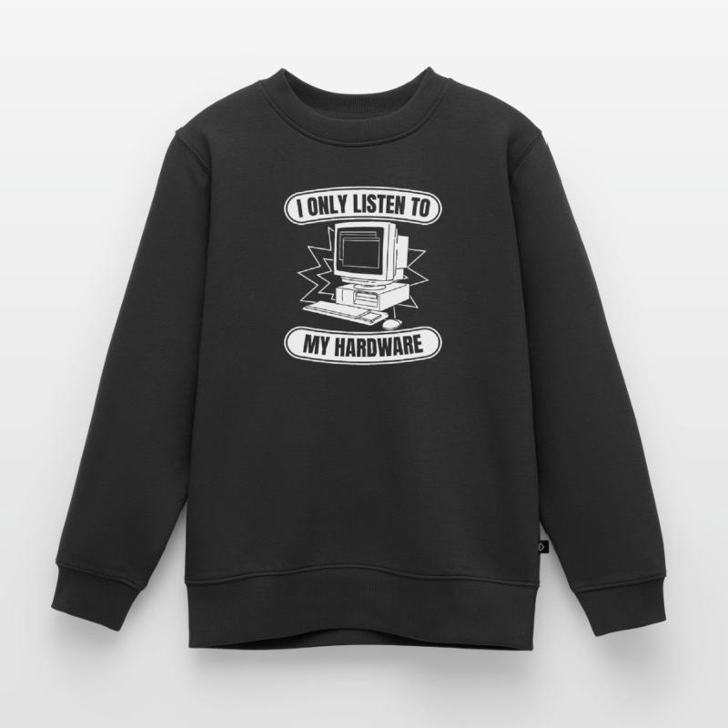 Entwickler Coder Programmierer Hardware Kinder Premium Organic Sweatshirt