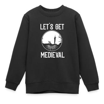 Tir à l’arc Archer de tir à l’arc - Sweat Premium enfant bio - noir - Devant - AI Model Kid Female (0cm)