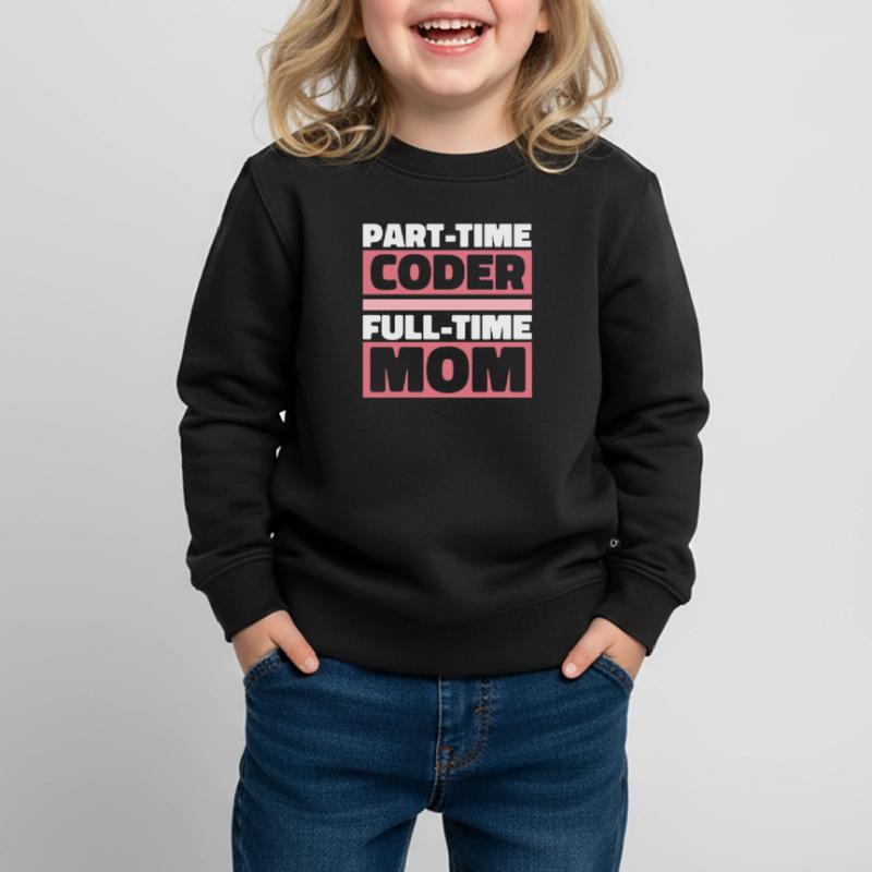 Développeur Coder Programmeur Mère Sweat Premium enfant bio