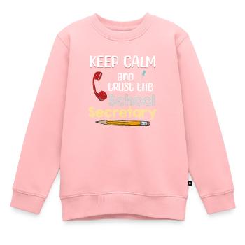 School Secretary Sekretariat Anerkennung Geschenk - Kinder Premium Organic Sweatshirt - Rosa - Vorne - AI Model Kid Female (0cm)