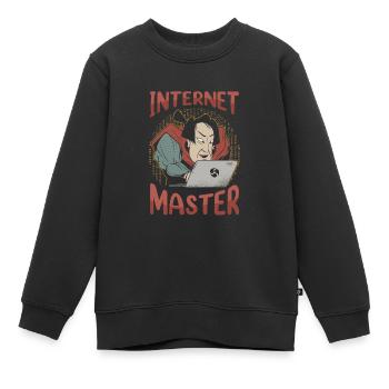 Web Entwickler Webdeveloper Meister - Kinder Premium Organic Sweatshirt - Schwarz - Vorne - AI Model Kid Female (0cm)