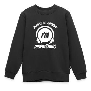 Notruf Leitstelle Einsatzzentrale - Kinder Premium Organic Sweatshirt - Schwarz - Vorne - AI Model Kid Female (0cm)