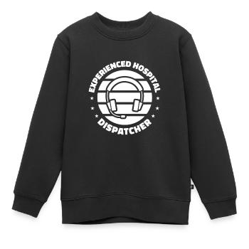Emergency call control center operations center - Kids Premium Organic Sweatshirt - black - Front - AI Model Kid Female (0cm)