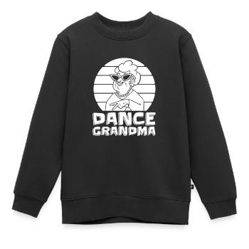 Maman Maman Maman Maman Danse Maman Maman - Sweat Premium enfant bio - noir - Devant - AI Model Kid Female (0cm)