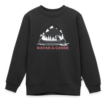 Wassersport - Kinder Premium Organic Sweatshirt - Schwarz - Vorne - AI Model Kid Female (0cm)