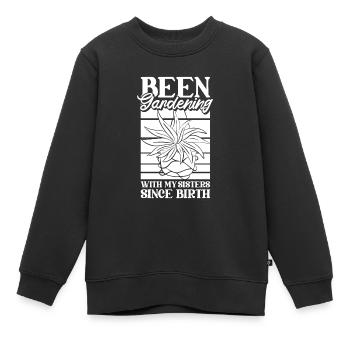 Jardinier amateur jardinier jardinier - Sweat Premium enfant bio - noir - Devant - AI Model Kid Female (0cm)