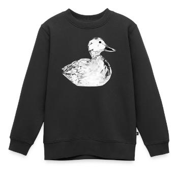 Canard de verre - Sweat Premium enfant bio - noir - Devant - AI Model Kid Female (0cm)