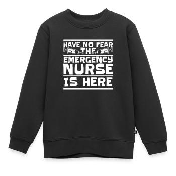 Krankenschwester Keine Angst - Kinder Premium Organic Sweatshirt - Schwarz - Vorne - AI Model Kid Female (0cm)