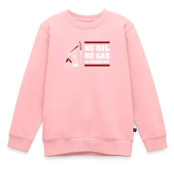 Ölfeld Bohrinsel Fracking - Kinder Premium Organic Sweatshirt - Rosa - Vorne - AI Model Kid Female (0cm)