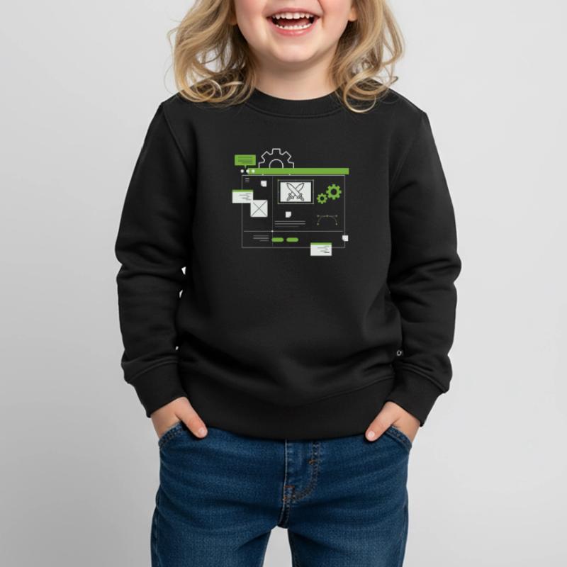 Developer, Coder, Programmer Kids Premium Organic Sweatshirt