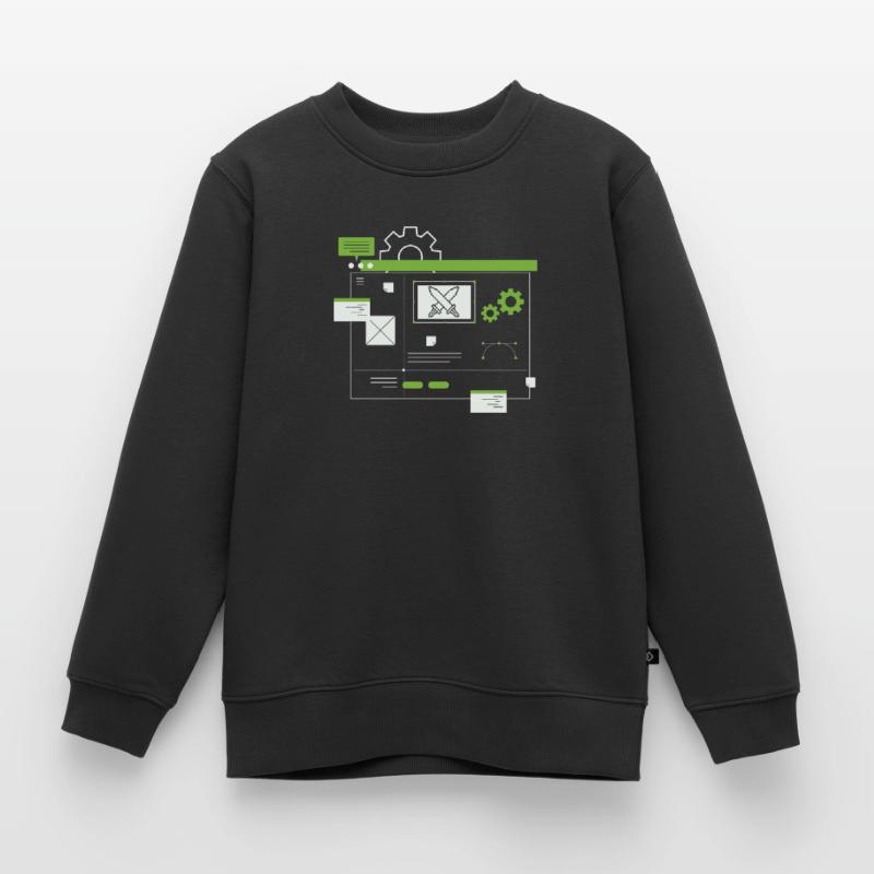 Developer, Coder, Programmer Kids Premium Organic Sweatshirt
