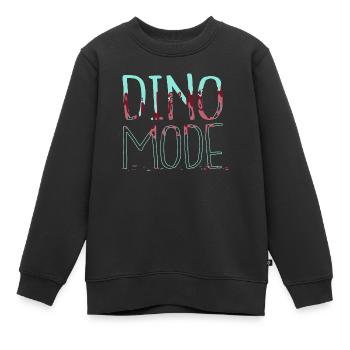 Idée cadeau vert dictons drôles cadeau heureux amusant drôle - Sweat Premium enfant bio - noir - Devant - AI Model Kid Female (0cm)